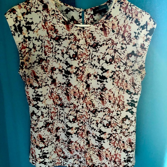The Limited blouse with cream/brown color in design, size XS - Picture 1 of 3